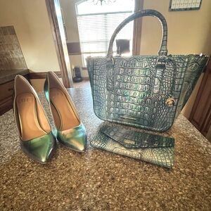 Brahmin Veronica - Blue Topaz Melbourne Wallet